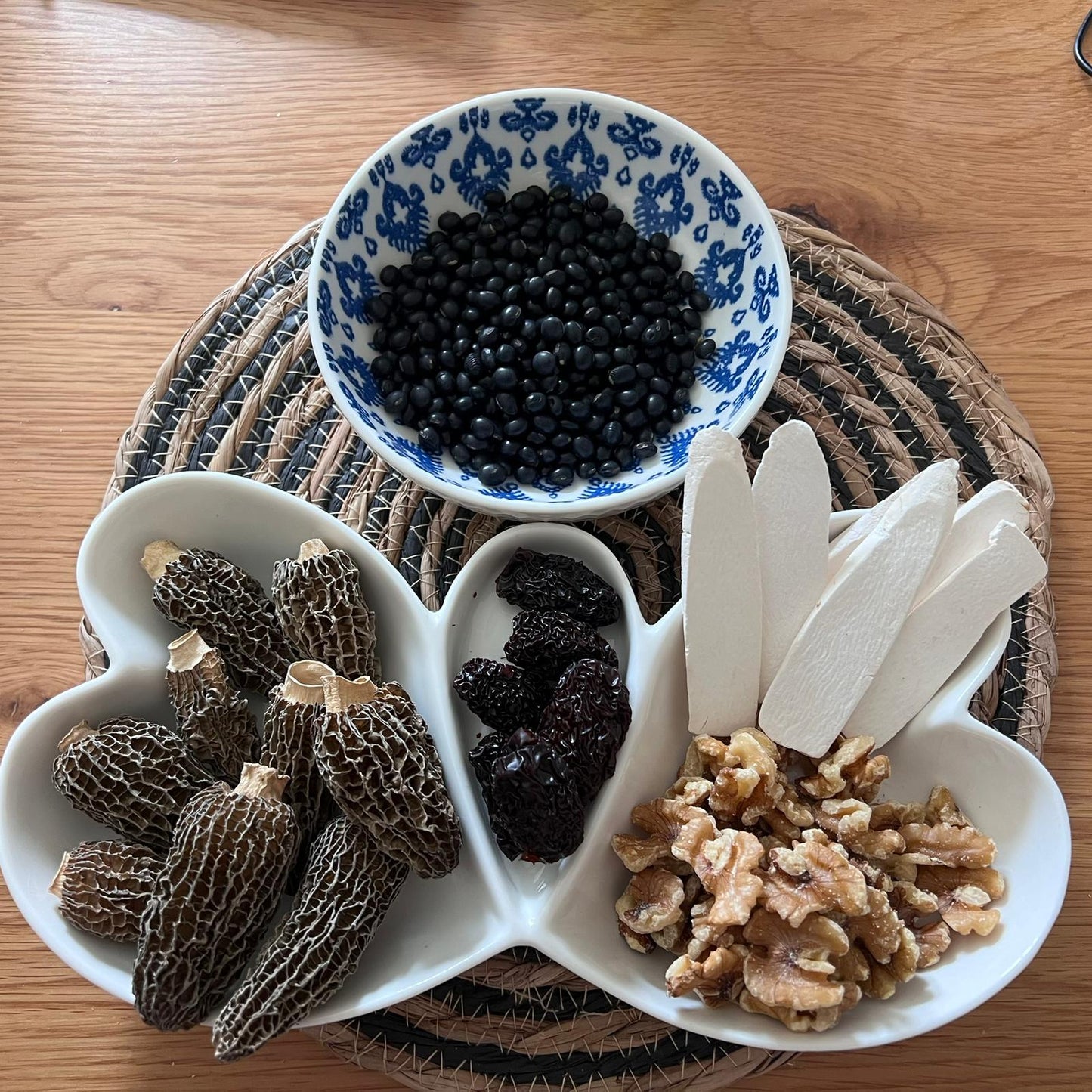 【補腦益腎】羊肚菌南棗黑豆核桃湯包(045)